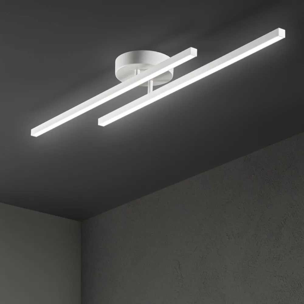 Plafoniere Moderne-Perenz Illuminazione Plafoniera syncro bianca perenz led 29w cct dimmerabile orientabile