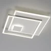 Plafoniere Moderne-Vivida International Plafoniera tilde quadrata moderna bianco 30w 3000k 4000k