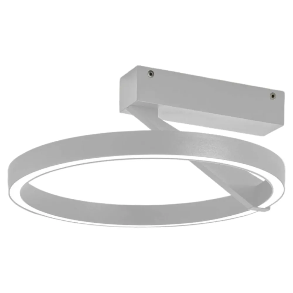 Plafoniere Moderne-Vivida International Plafoniera titanio vivida meridiana led 33w 3000k 4000k