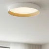 Plafoniere Moderne-Selezionato da Mazzolaluce Plafoniera tonda da cucina bianca led 3000k 60 cm dimmerabile