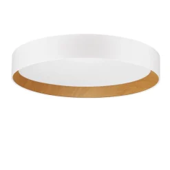 Plafoniere Moderne-Selezionato da Mazzolaluce Plafoniera tonda da cucina bianca led 3000k 60 cm dimmerabile