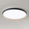Plafoniere Moderne-Perenz Illuminazione Plafoniera tonda halo nero oro perenz led 40w cct dimmerabile