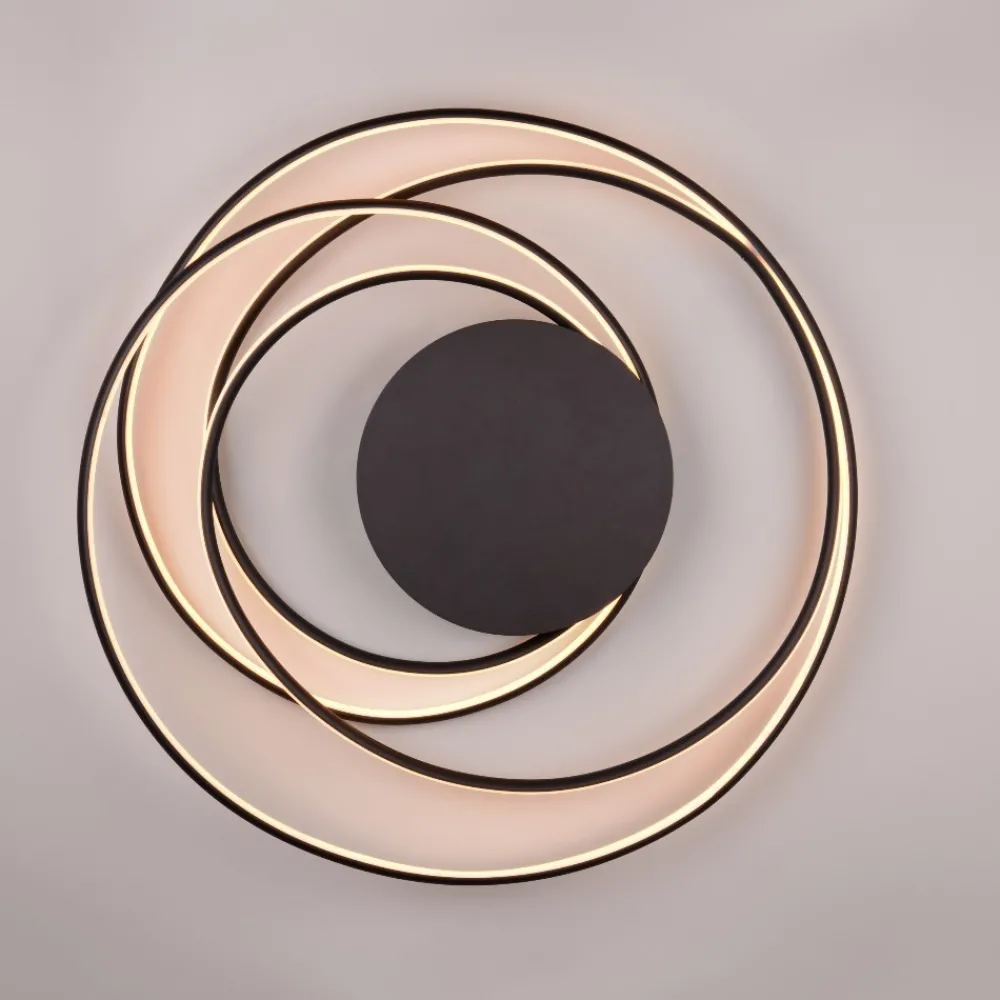 Plafoniere Moderne-Selezionato da Mazzolaluce Plafoniera tonda led da 2300k a 4000k dimmerabile