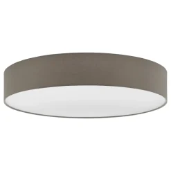 Plafoniere Moderne-Eglo Plafoniera tonda moderna per salotto 76 cm tortora pasteri