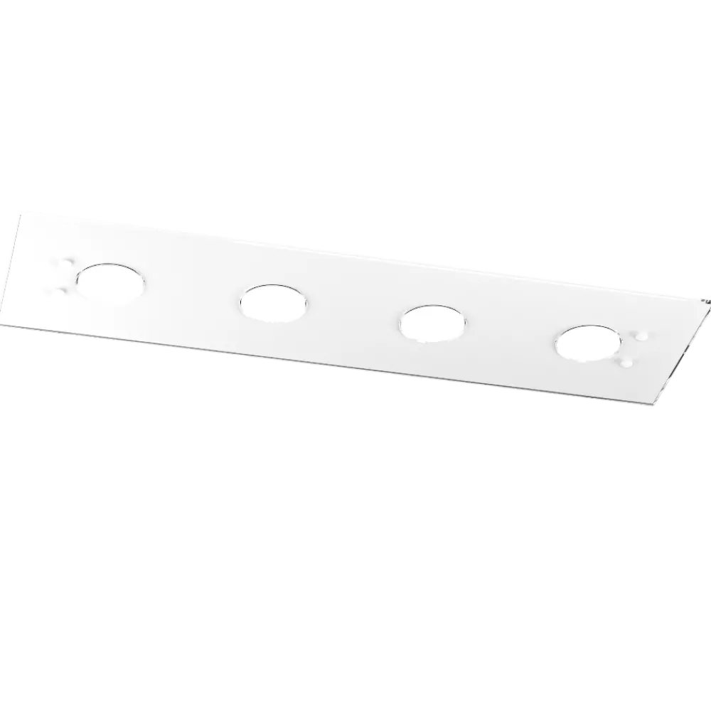Plafoniere Moderne-Top Light Plafoniera toplight path vetro bianco lucido per cucina