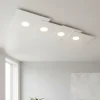 Plafoniere Moderne-Top Light Plafoniera plate da cucina moderna bianca rettangolare