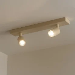 Plafoniere Moderne-Top Light Plafoniera toplight sabbia moderna due luci orientabili