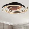 Plafoniere Moderne-Selezionato da Mazzolaluce Plafoniera tornado moderna led da 2300k a 4000k nera