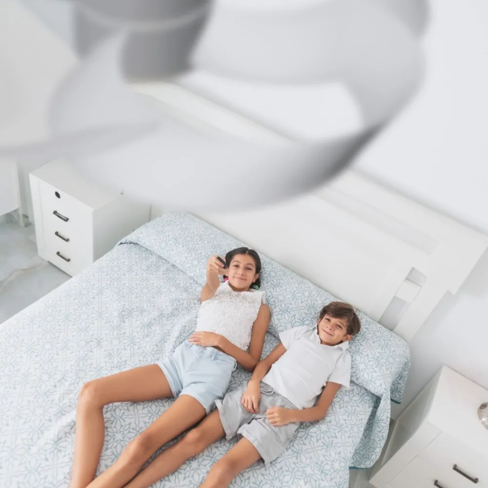 Ventilatori Da Soffitto-Selezionato da Mazzolaluce Plafoniera ventilatore con luce da soffitto moderno con telecomando 13mq