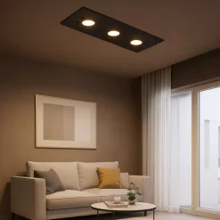 Plafoniere Moderne-Top Light Plafoniera vetro marrone moderna toplight path