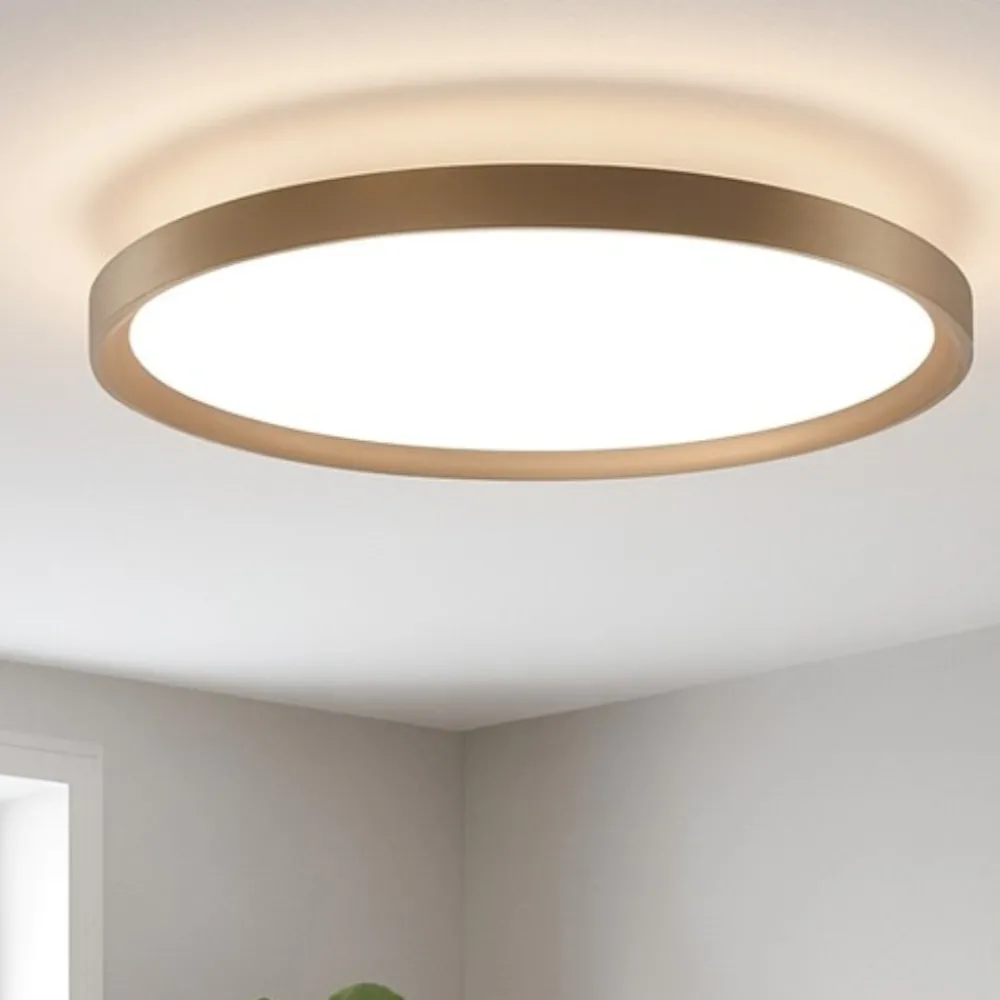 Plafoniere Moderne-Vivida International Plafoniera vivida atena rotonda sabbia led 48w 3000k 4000k per cucina