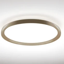 Plafoniere Moderne-Vivida International Plafoniera vivida atena rotonda sabbia led 48w 3000k 4000k per cucina