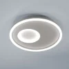 Plafoniere Moderne-Vivida International Plafoniera vivida cell bianca rotonda moderna 28w 3000k 4000k