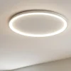 Plafoniere Moderne-Vivida International Plafoniera vivida lifering-o bianca ovale led 3000k 4000k