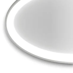 Plafoniere Moderne-Vivida International Plafoniera vivida lifering-o bianca ovale led 3000k 4000k