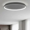 Plafoniere Moderne-Vivida International Plafoniera vivida lifering-o led 50w 3000k 4000k titanio ovale