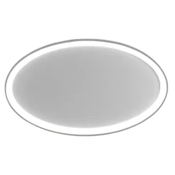 Plafoniere Moderne-Vivida International Plafoniera vivida lifering-o led 50w 3000k 4000k titanio ovale