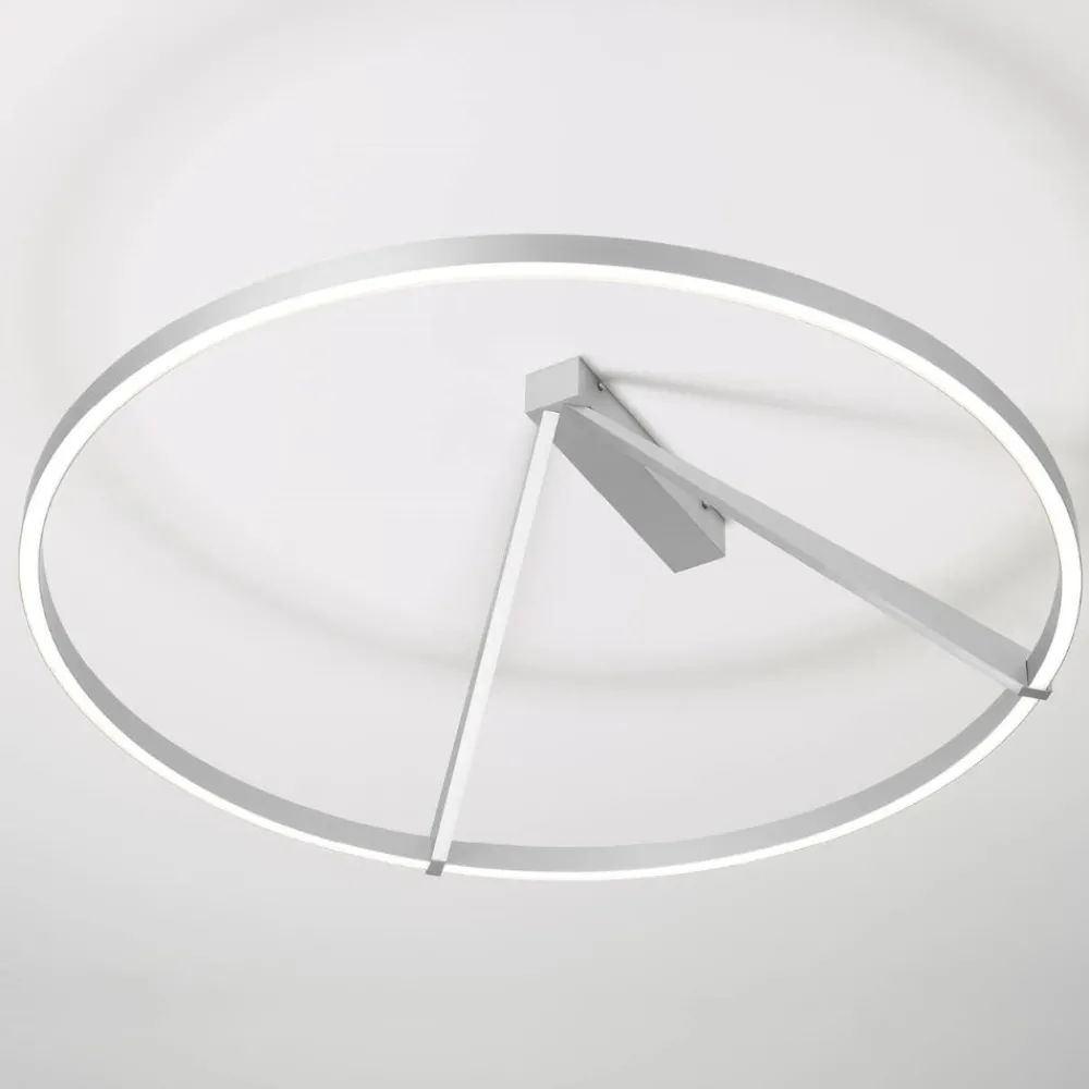 Plafoniere Moderne-Vivida International Plafoniera vivida meridiana titanio led 51w 3000k 4000k