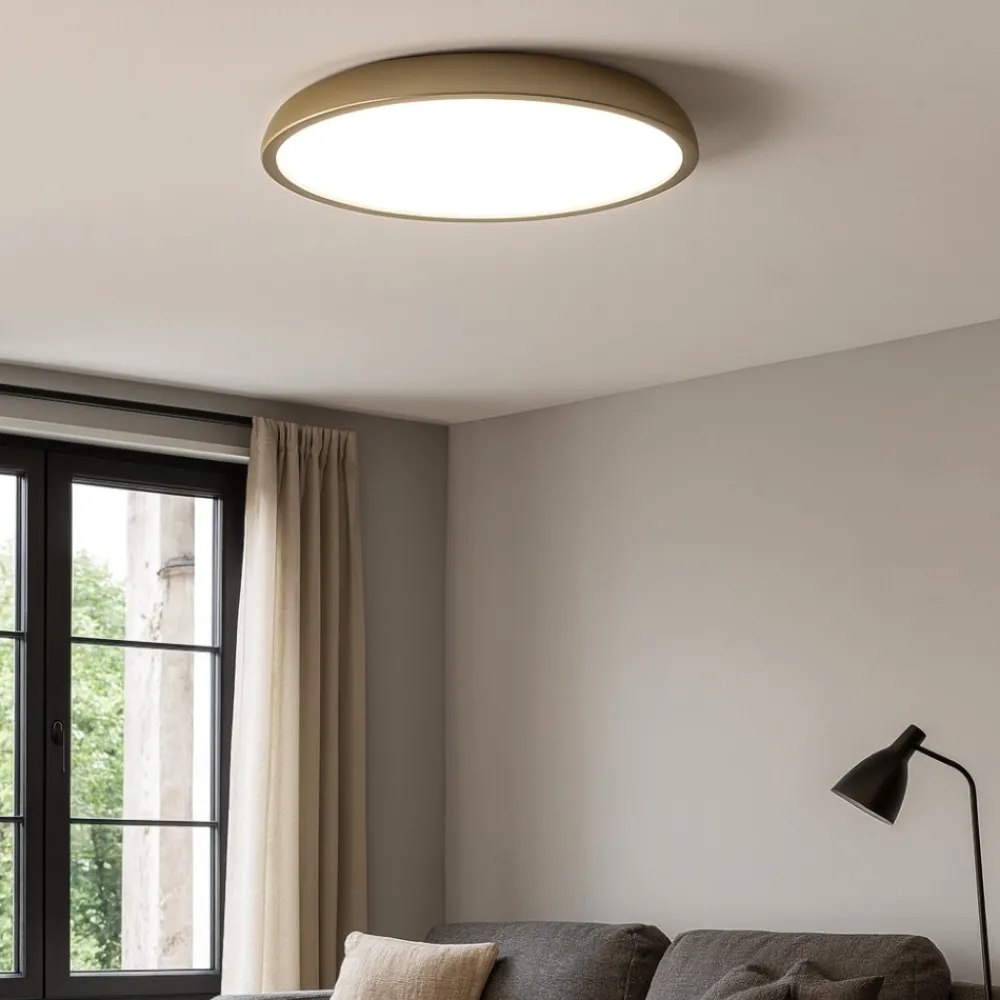 Plafoniere Moderne-IsyLuce Plafoniera zenal sabbia moderna led 108w 3000k 4000k dimmerabile