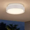 Plafoniere Da Esterno-Selezionato da Mazzolaluce Plafoniere da esterno bianca tonda moderna led 20w 3000k