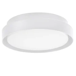 Plafoniere Da Esterno-Selezionato da Mazzolaluce Plafoniere da esterno bianca tonda moderna led 20w 3000k