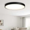 Plafoniere Moderne-Ideal Lux Planet pl d60 plafoniera led 3000k per soggiorno moderno nero