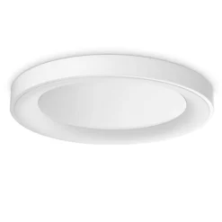 Plafoniere Moderne-Ideal Lux Planet pl d50 plafoniera led bianca per soggiorno