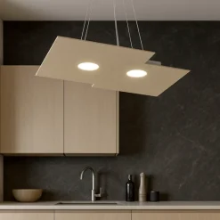 Lampadari Cucina-Top Light Plate toplight lampadario per cucina moderna sabbia