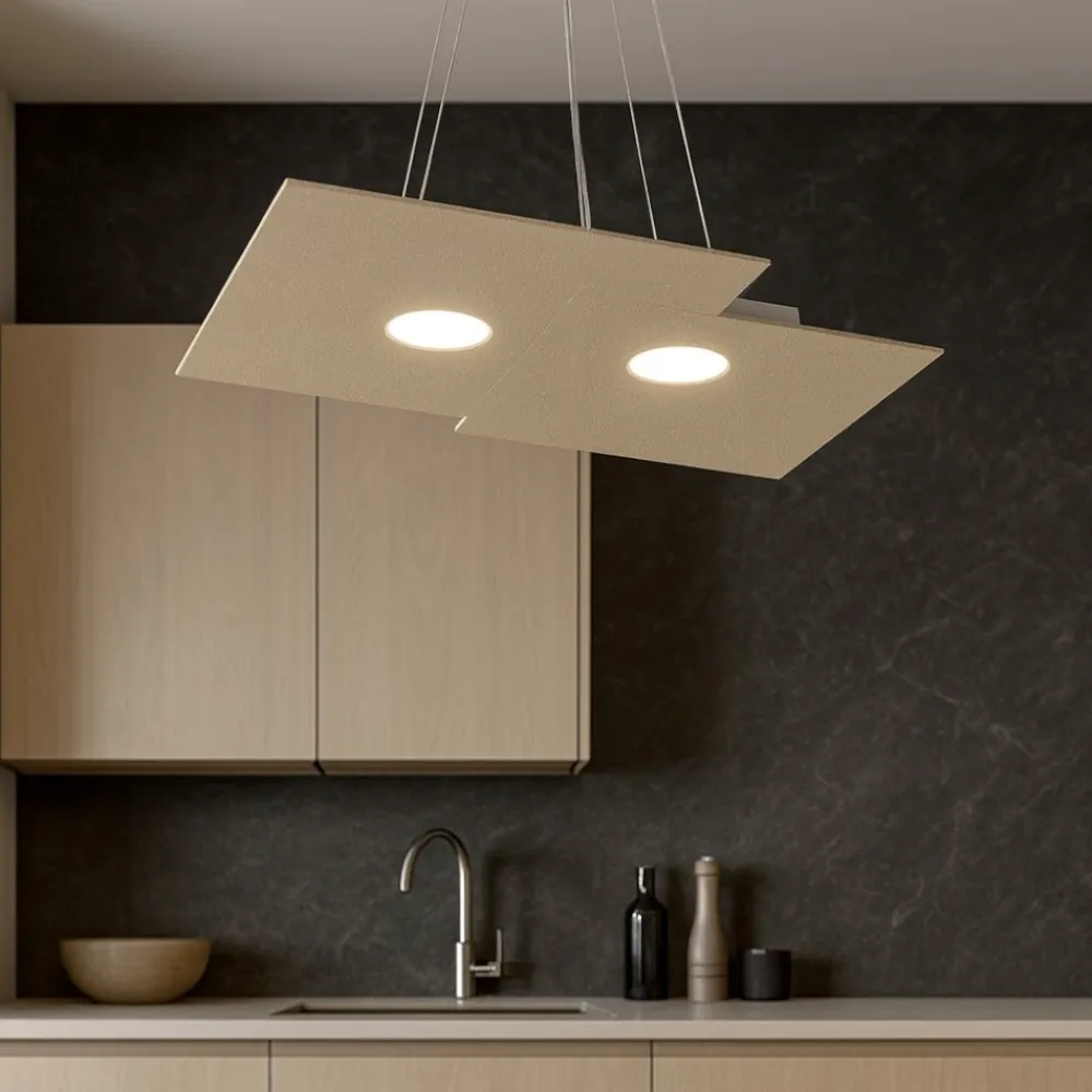 Lampadari Cucina-Top Light Plate toplight lampadario per cucina moderna sabbia