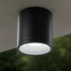 Faretti Da Esterno-Ondaluce Pl jubo faretto da soffitto esterno nero tondo