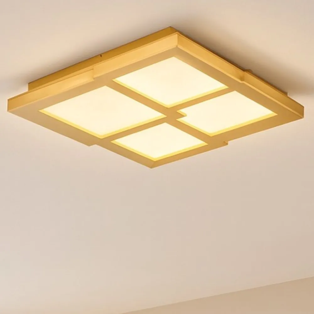 Plafoniere Moderne-Ondaluce Pl passpartou gr plafoniera led oro moderna