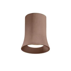 Faretti Da Soffitto-Ondaluce Pl rock faretto da soffito in cemento rosso