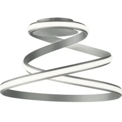 Plafoniere Moderne-Ondaluce Pl vuelta silver plafoniera led design moderna
