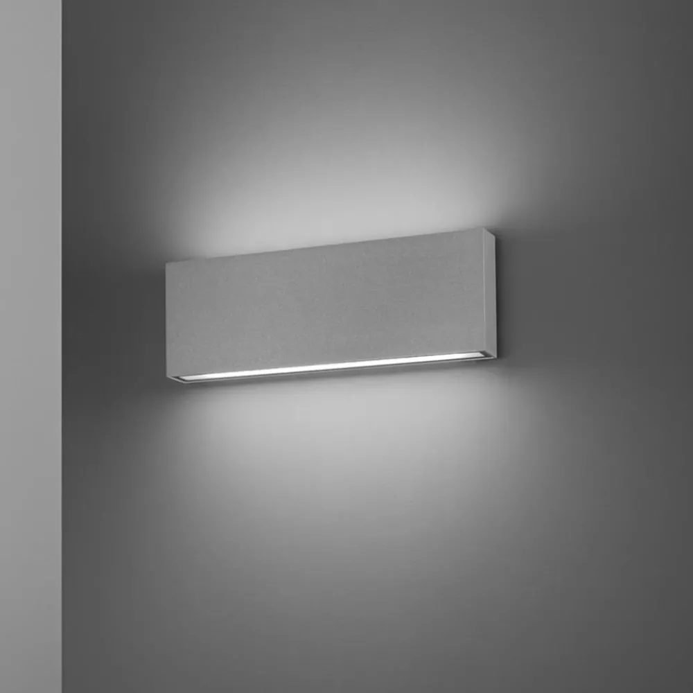 Applique Da Esterno-Perenz Illuminazione Pocket perenz applique per esterno led 24w cct grigio cemento ip65