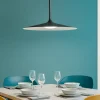 Lampadari Cucina-Linea Light Poe plus lampadario da cucina led 3000k nero