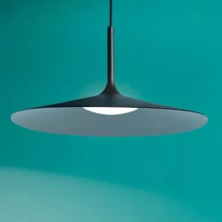 Lampadari Cucina-Linea Light Poe plus lampadario da cucina led 3000k nero
