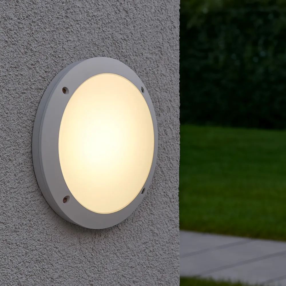 Applique Da Esterno-Ideal Lux Polar-1 ap1 applique da esterno parete soffitto resina anti corrosione bianca ip66