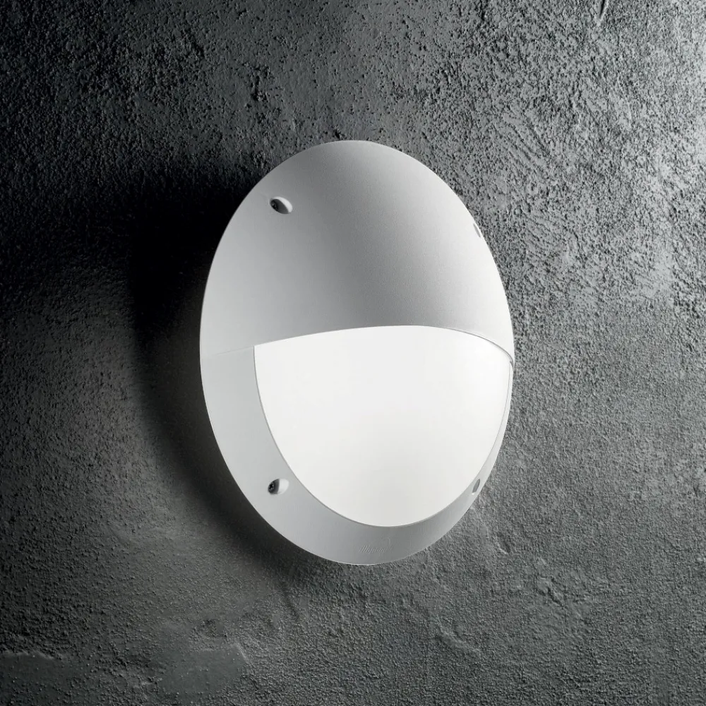 Applique Da Esterno-Ideal Lux Polar-2 ap1 applique da esterno ip66 bianco