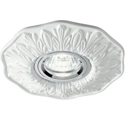 Faretti Da Incasso-Ideal Lux Polka faretto da incasso metallo bianco stile classico
