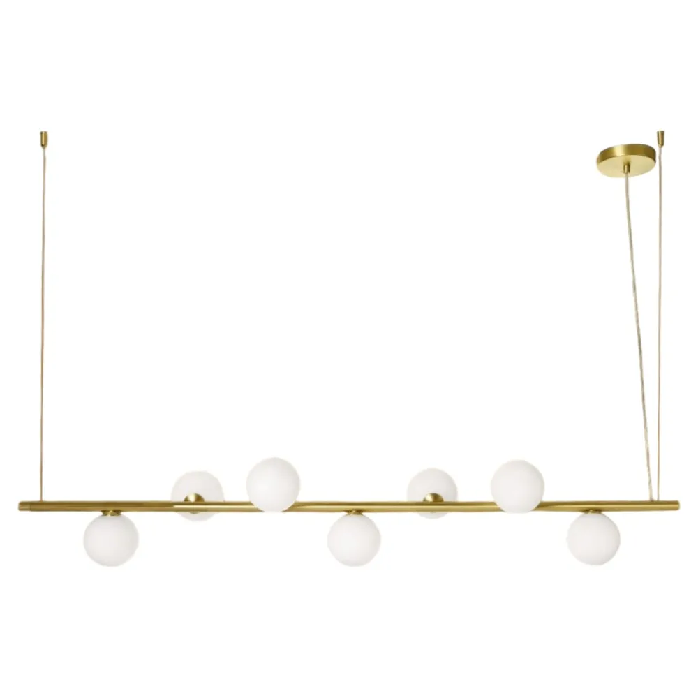 Lampadari Moderni-Miloox Pomi lampadario per soggiorno moderno oro