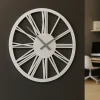 Orologi Da Parete Moderni-Selezionato da Mazzolaluce Pompei orologio da muro numeri romani 60cm bianco