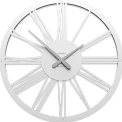 Orologi Da Parete Moderni-Selezionato da Mazzolaluce Pompei orologio da muro numeri romani 60cm bianco