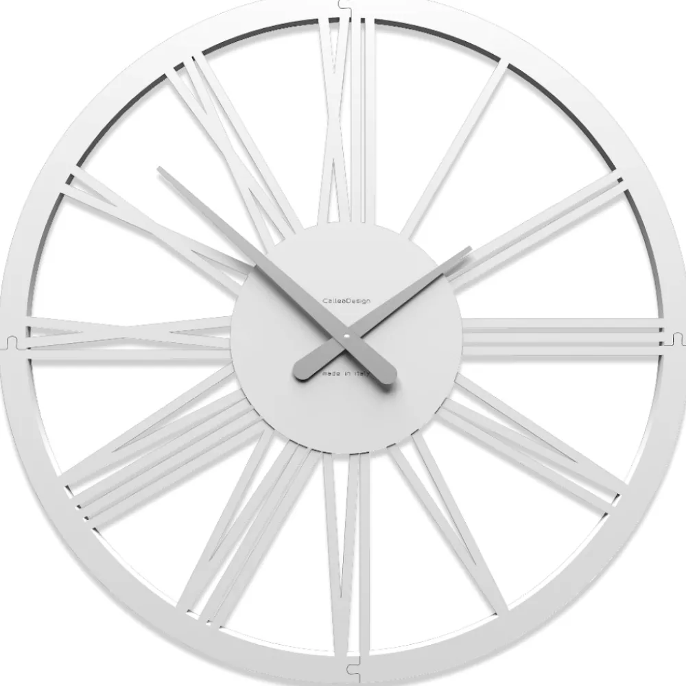 Orologi Da Parete Moderni-Selezionato da Mazzolaluce Pompei orologio da muro numeri romani 60cm bianco