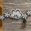 Mobili Ingresso Moderni-Selezionato da Mazzolaluce Portachiavi da parete moderno magnetico legno alluminio antracite