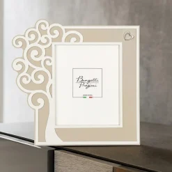 Soprammobili Moderni-Bongelli Preziosi Portafoto cornice da tavolo albero della vita 27x27 nocciola