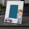 Soprammobili Moderni-Bongelli Preziosi Portafoto per cameretta bambini blu 20x25