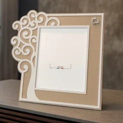 Soprammobili Moderni-Bongelli Preziosi Portafoto 18x24 cornice da tavolo nocciola