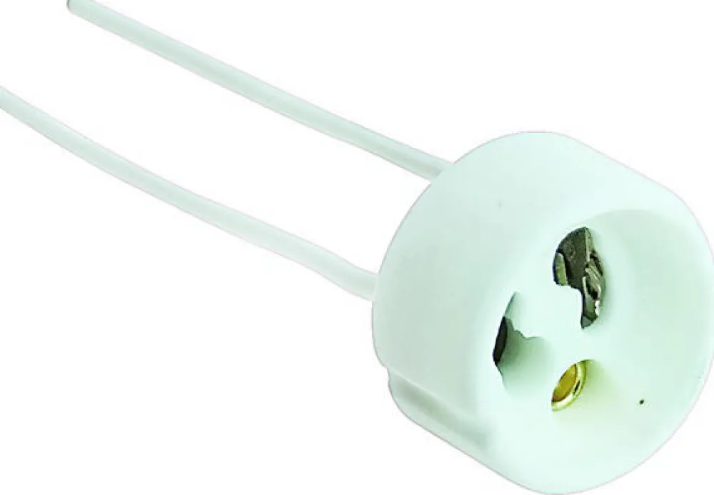 Accessori-Selezionato da Mazzolaluce Portalampada tipo gu10 230v l15cm d27,5mm in ceramica