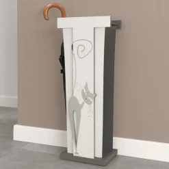 Mobili Ingresso Moderni-Selezionato da Mazzolaluce Portaombrelli design moderno gatto legno colore alluminio