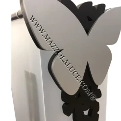 Mobili Ingresso Moderni-Selezionato da Mazzolaluce Portaombrelli design moderno farfalle legno grigio nero
